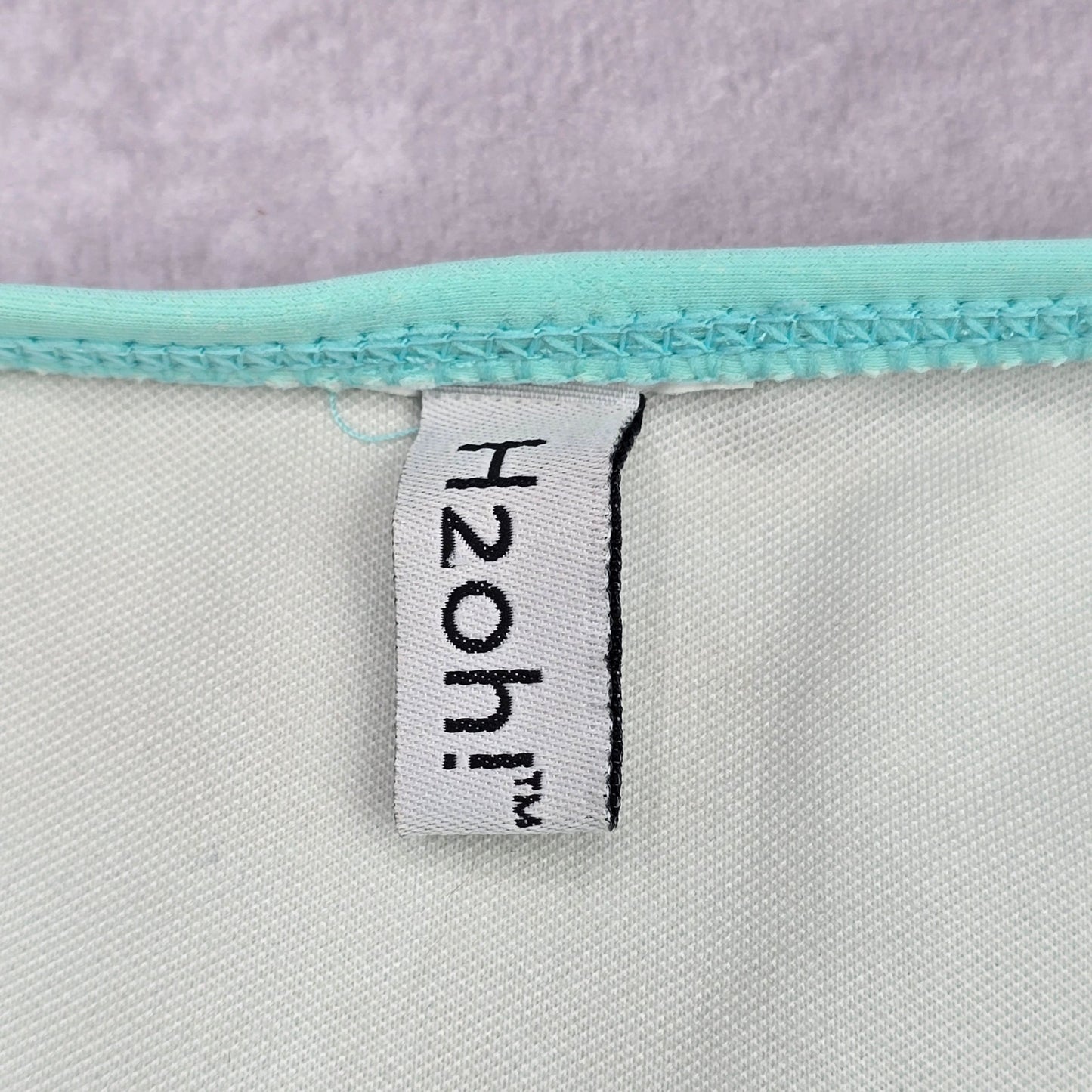 H2oh! Green Cheeky Tie Bikini Bottom Swimwear Medium