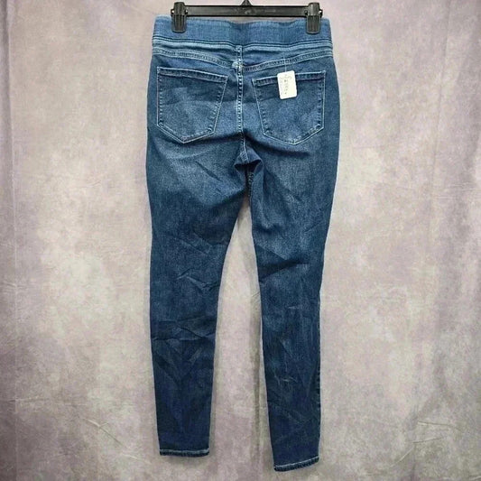 Old Navy Rockstar Blue Jeans Denim Pants Super Skinny Mid Rise Jeggings Size 6