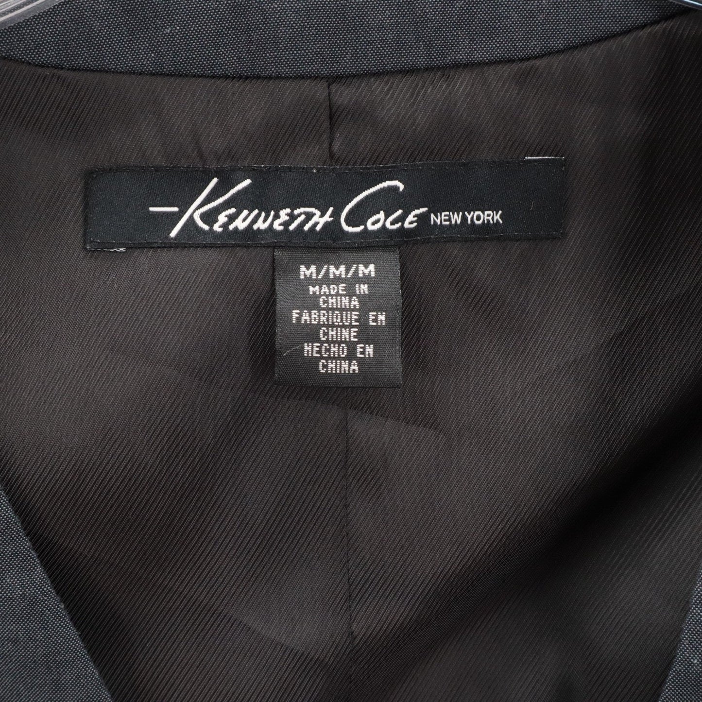 Kenneth Cole Blue 5 Button Point Pocket Waistcoat Formal Tuxedo Suit Vest M 42R