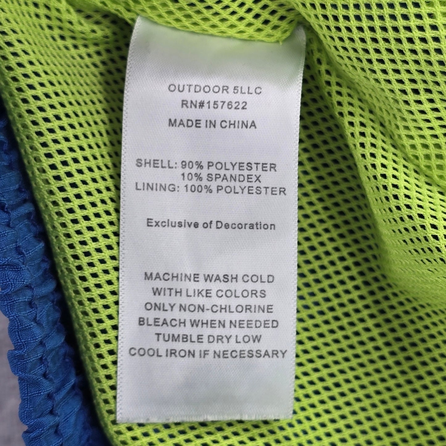 Eddie Bauer Blue Swim Board Shorts Mesh Youth Boys Kids L 14/16