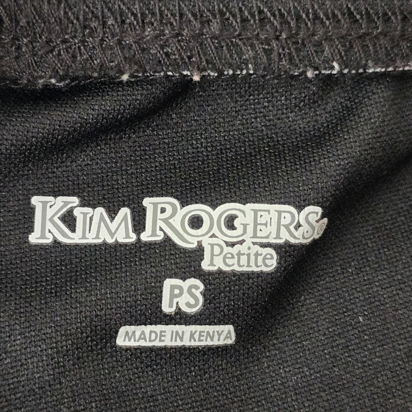 Kim Rogers Petite Black Pink Stripe Trouser Jogger Active Pants Bottoms PS Small