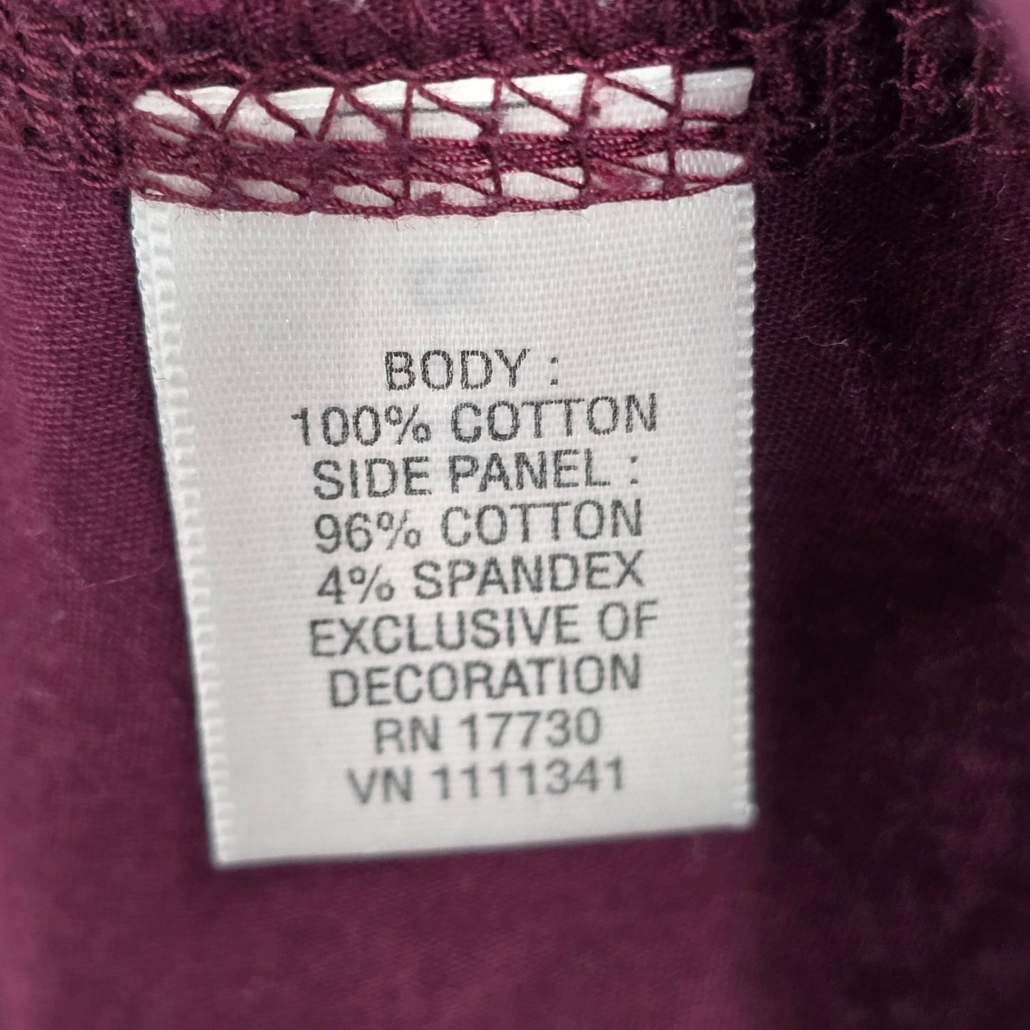 Converse Purple Button Down Long Sleeve Cotton Blouse Top Shirt XS