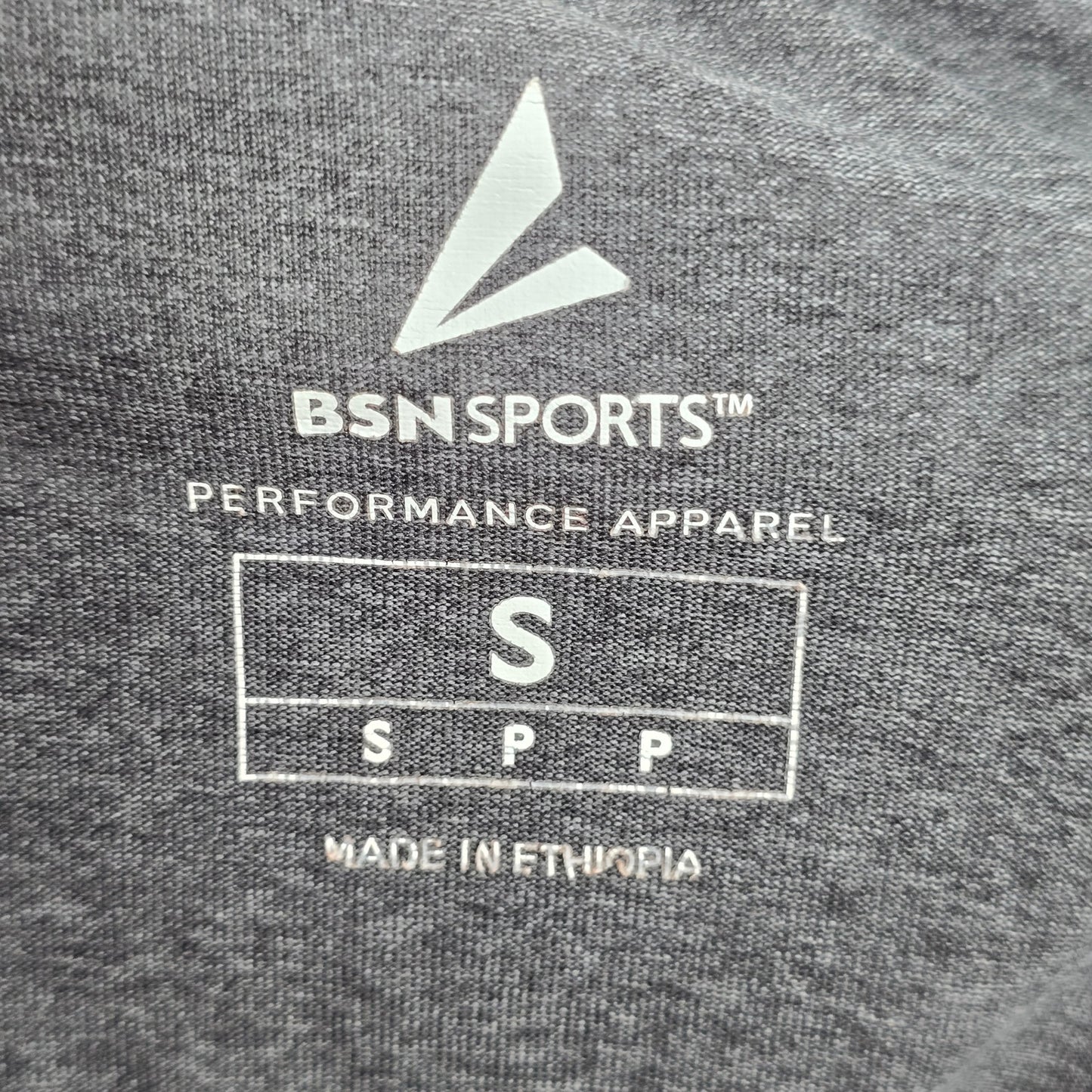 BSN Sports Gray Performance Sportswear A Basketball Tshirt Top Small