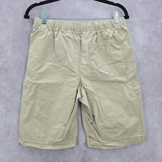 Old Navy Khaki Tan Husky Pullon Bermuda Junior Bottoms Pants Shorts XL 14 16