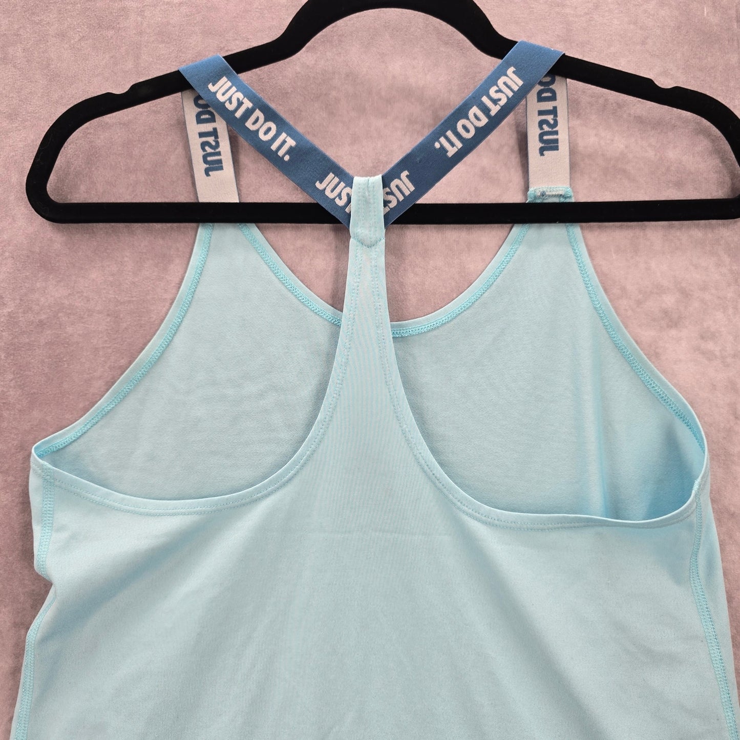 Nike Dri Fit Blue Racerback Athletic Active Sports Tank Top Small