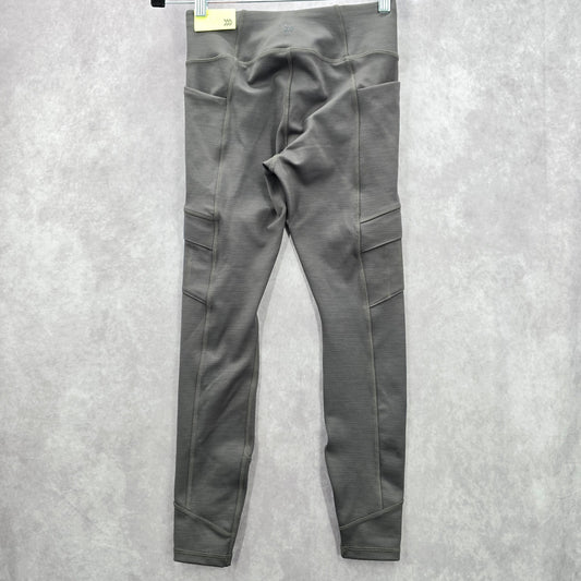All In Motion Gray High Rise Cargo Activewear Quick Dry Legging Extra Small XS