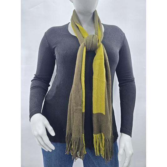 Green Y2K Scarves Resort Whimsy Goth Cottage Fairy Fringe Cozy Chic Scarf OS