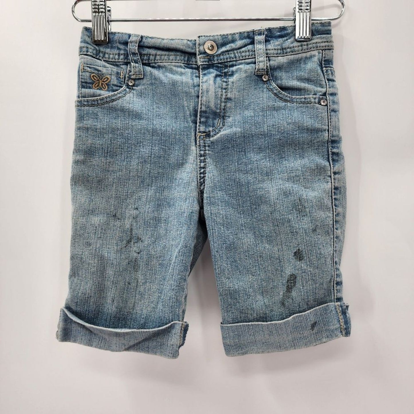 Arizona Jean Company Blue Bermuda Girls Shorts Jeans Pants Size 5 Regular