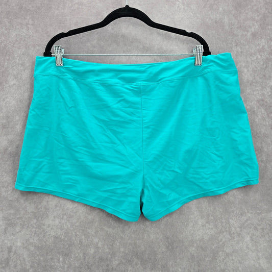 Time and Tru Blue Shorts Pants Swimwear Plus 16W-18W 1X
