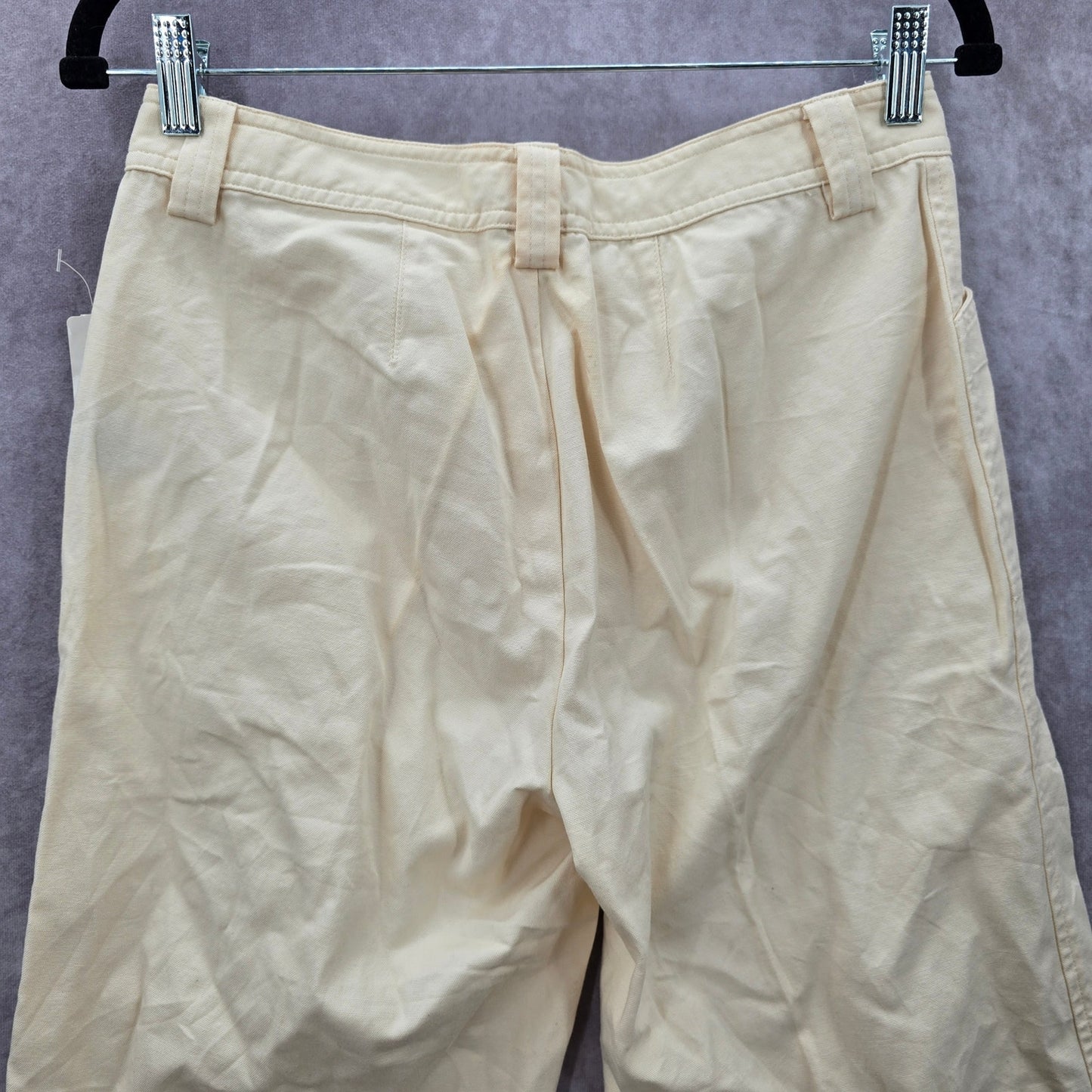 Lauren Ralph Lauren Yellow Flat Front Bermuda Cotton Bottoms Pants Shorts 2