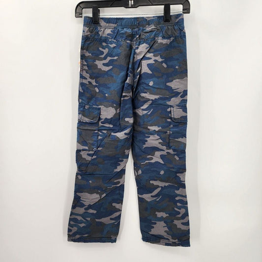 Epic Threads Blue Gray Camo Cezanne Cargo Cotton Boys Pull On Pants Size 7
