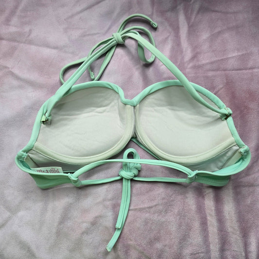 Xhilaration Green Padded String Bikini Top Swimwear XS