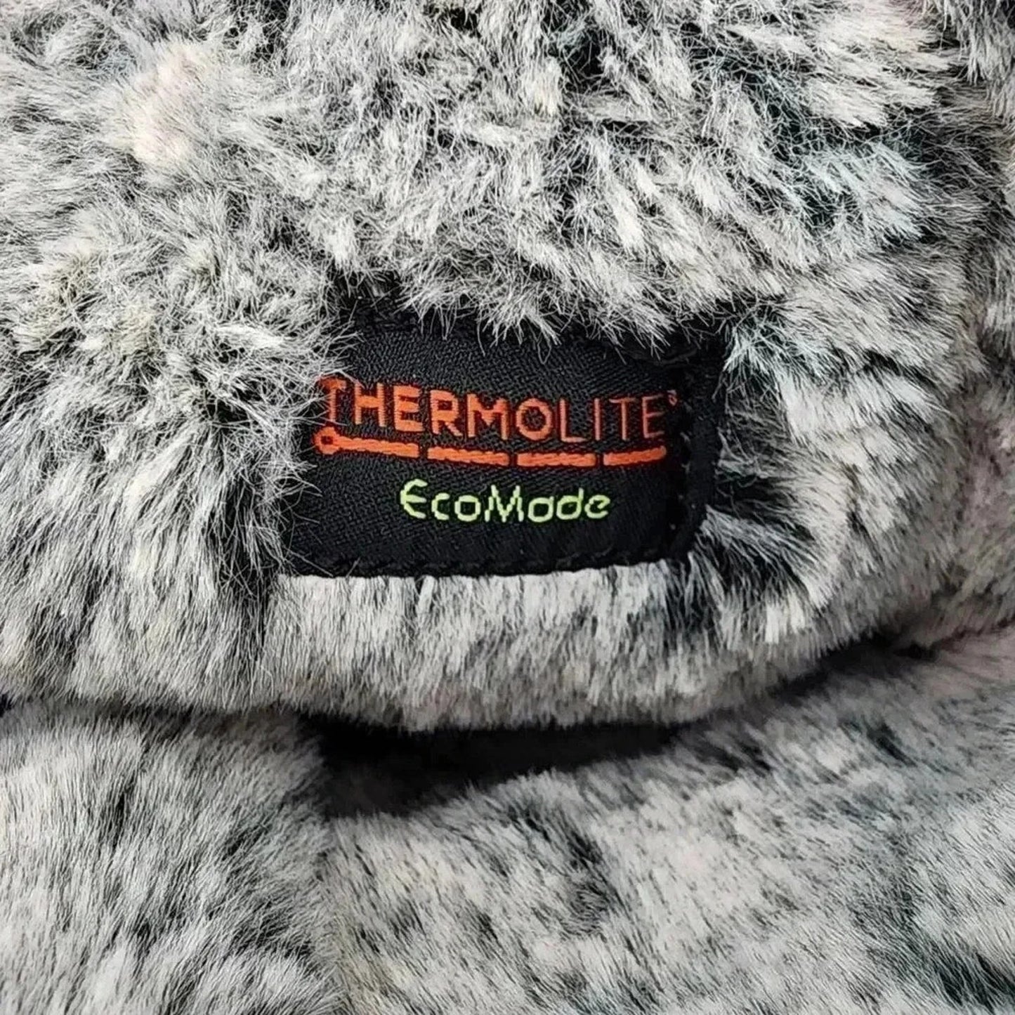 Thermolite EcoMade Gray Fur Lined Suede Mid Calf Winter Boots Girls Size 3