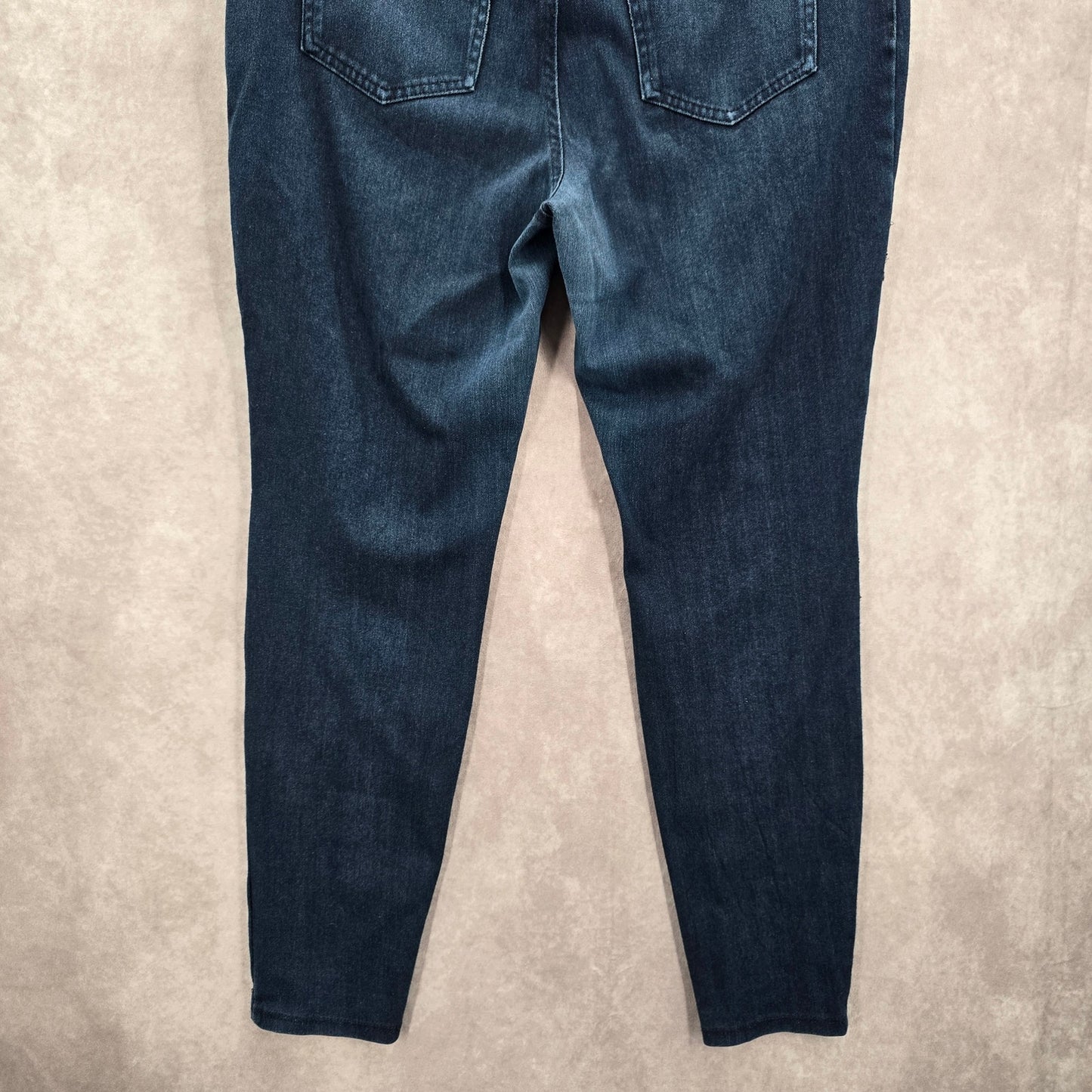 Time and Tru Blue Skinny Stretch Pullon Jegging Bottoms Pants Plus XXL 2XL