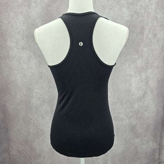 90 Degree by Reflex Black Racerback Activewear Sleeveless Tank Top XS