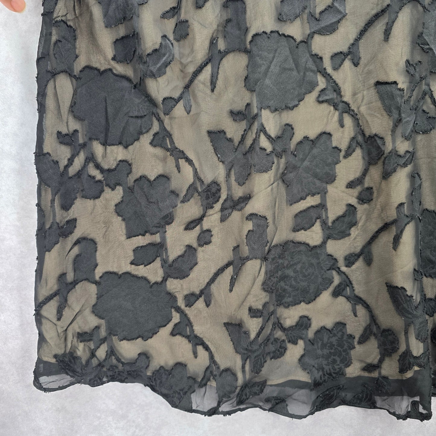 Torrid Black Floral Sleeveless Tank Blouse Flowy Top 3 Plus 22/24 3XL