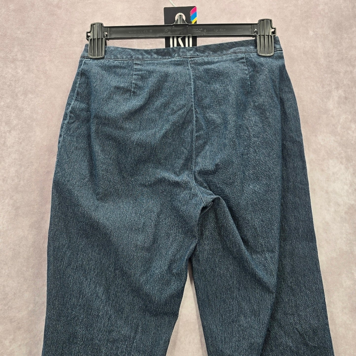 020. Express Blue Denim Straight Stretch Pants Jegging Size Zero 0 XS