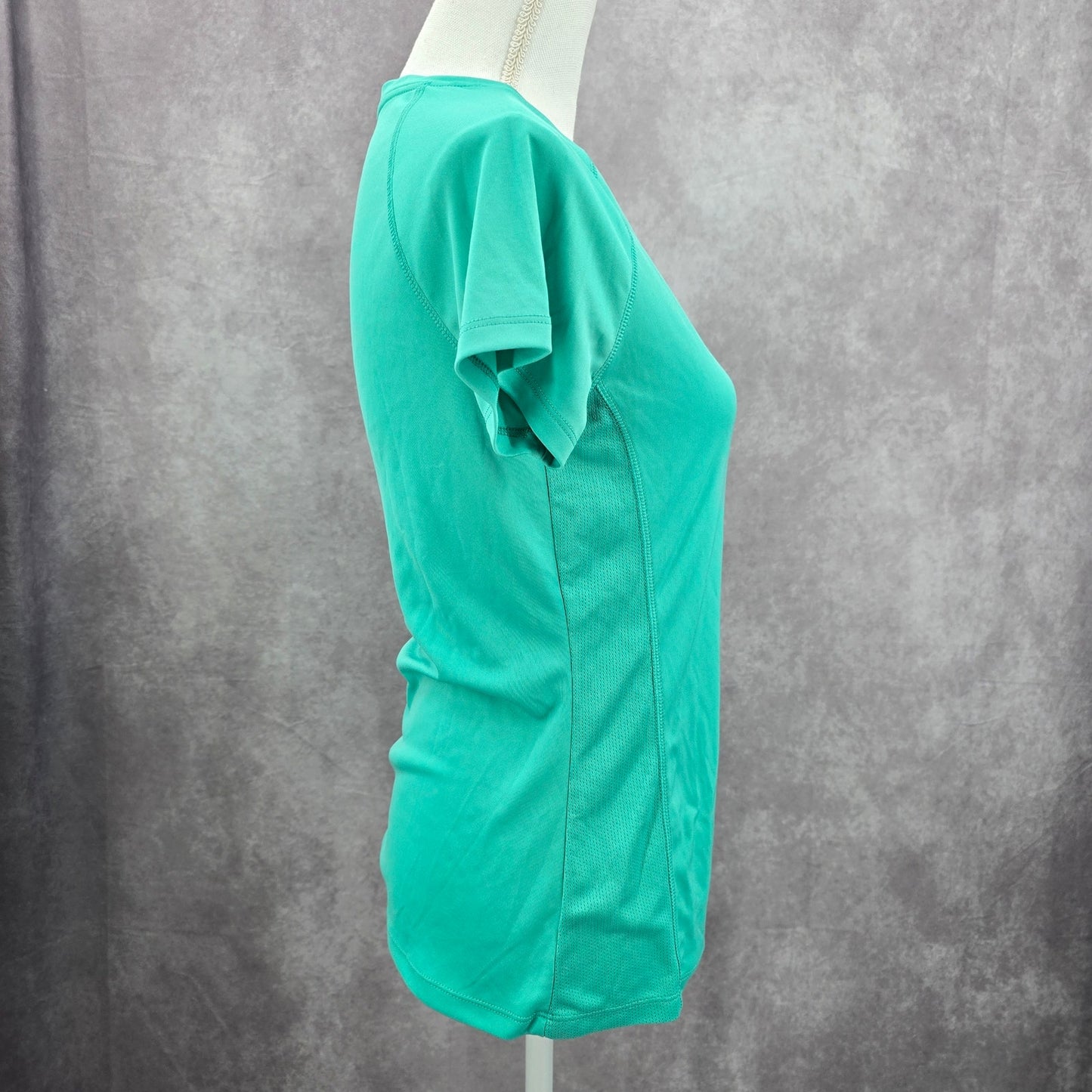 Champion Duo Dry Green Sportwear Active Short Sleeve Tshirt Top Small