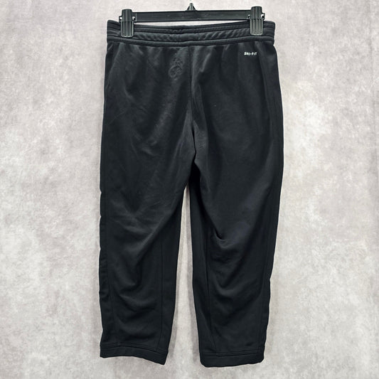 Nike Black Cropped Capri Pull On Athletic Running Jogger Pants Extra Small XS
