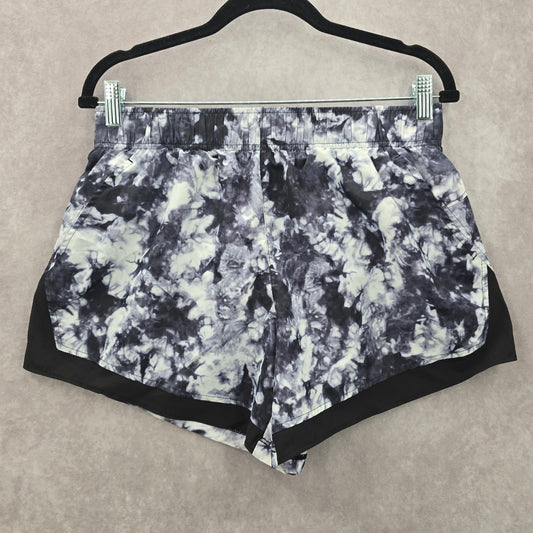 Athletic Works Black Gray White Running Activewear Shorts Pants Bottoms Medium