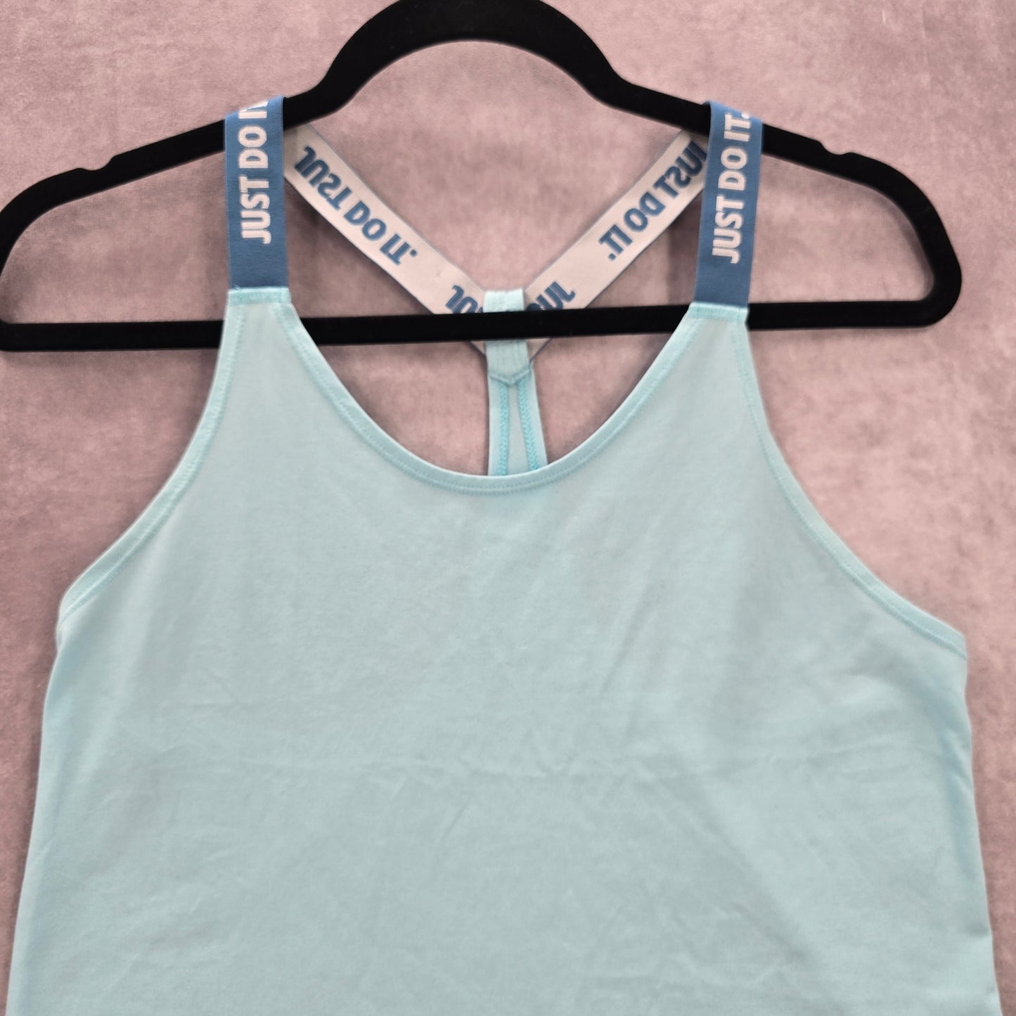 Nike Dri Fit Blue Racerback Athletic Active Sports Tank Top Small