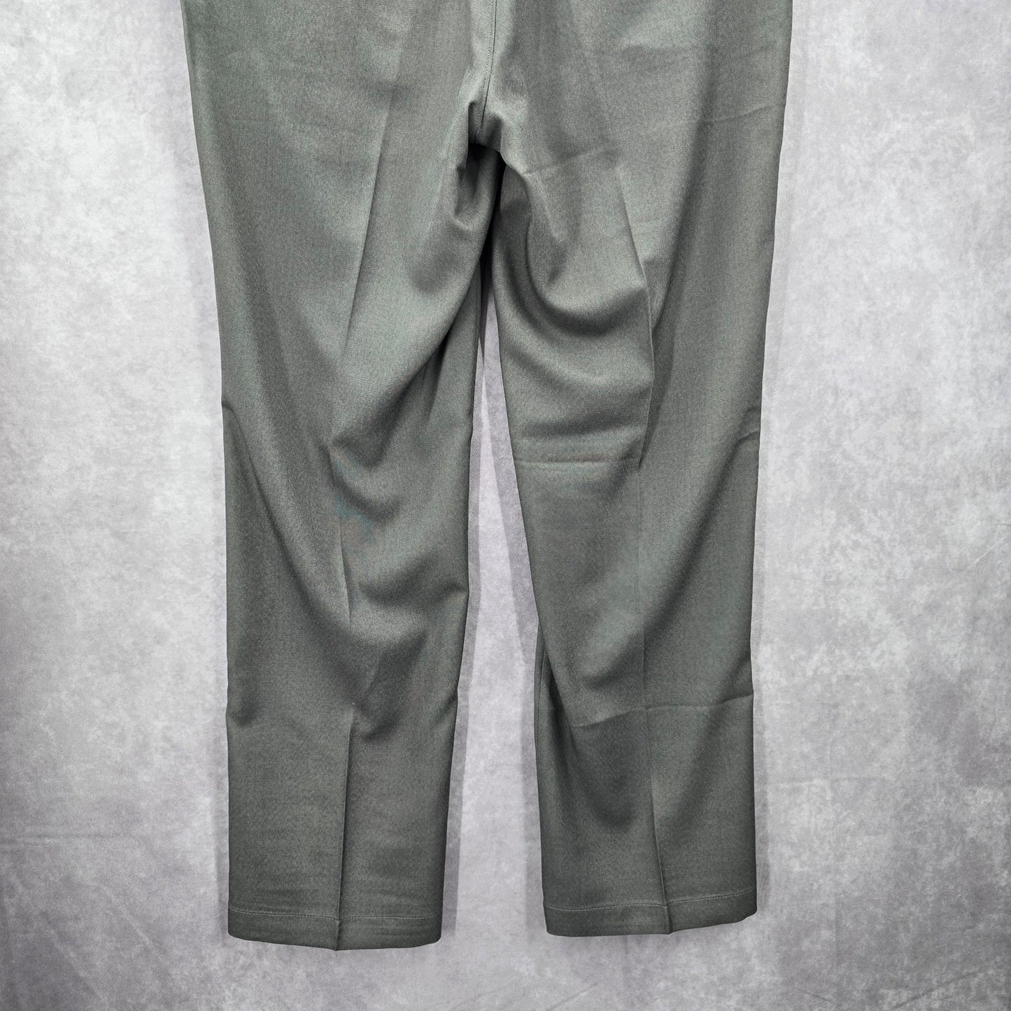 Haggar Graphite Gray Melange Performance Pants Bottoms Straight Fit 34Wx30L