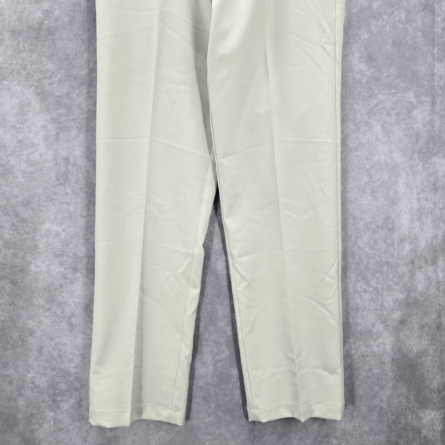 Haggar Cool 18 Pro Khaki Tailored Straight Dress Pants Trouser Golf Mens 32x30