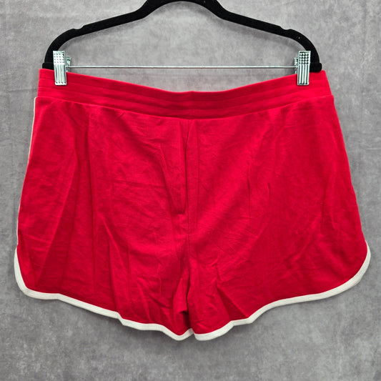 No Boundaries Red White Lounge Stretch Bottoms Pants Shorts Plus XL 15-17