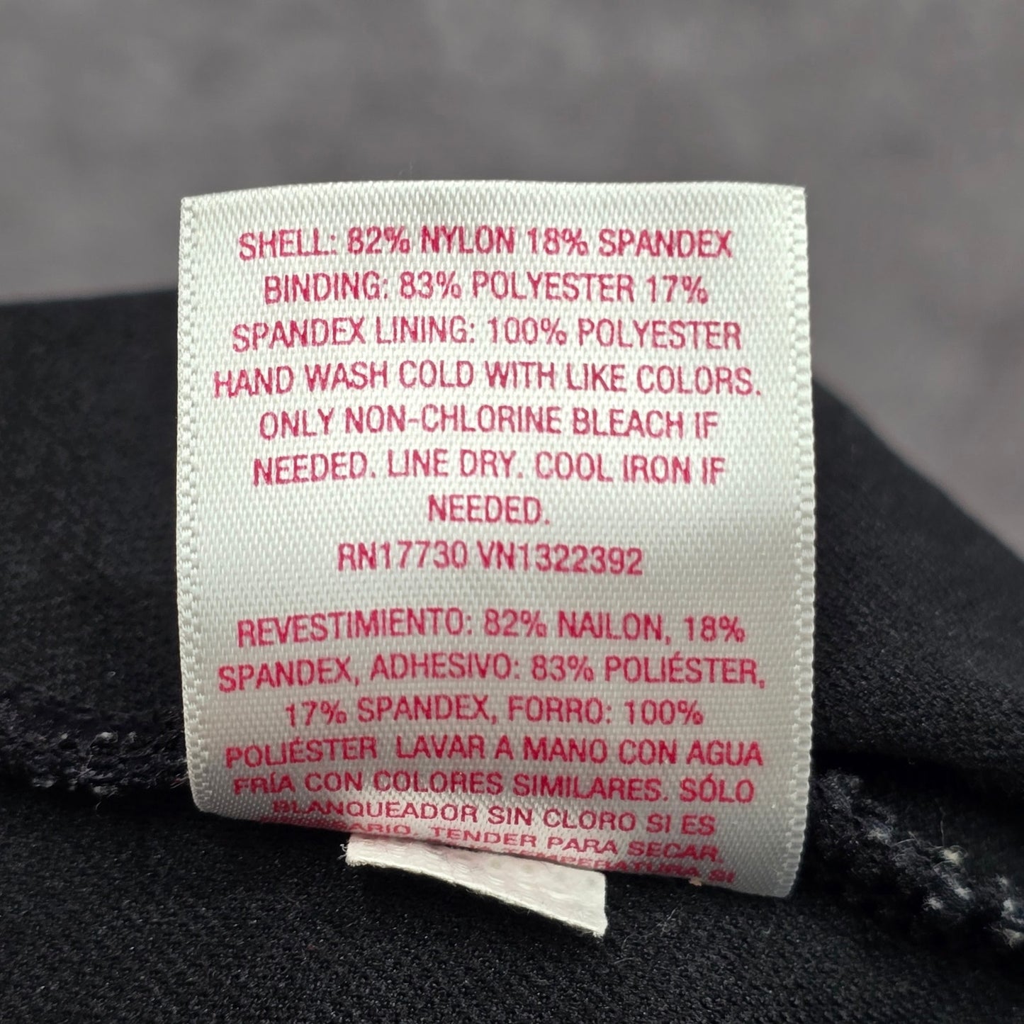 Xhilaration Black White Sports Hook Bikini Top Swimwear Medium