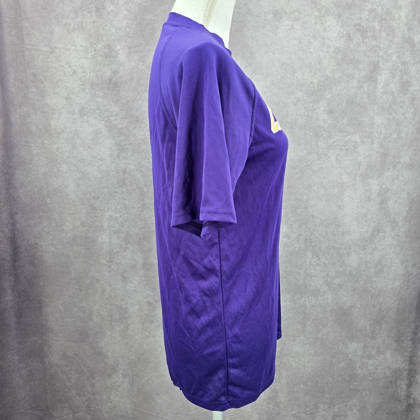 Augusta Sportswear Purple Active Short Sleeve Cartersville Tshirt Top Small