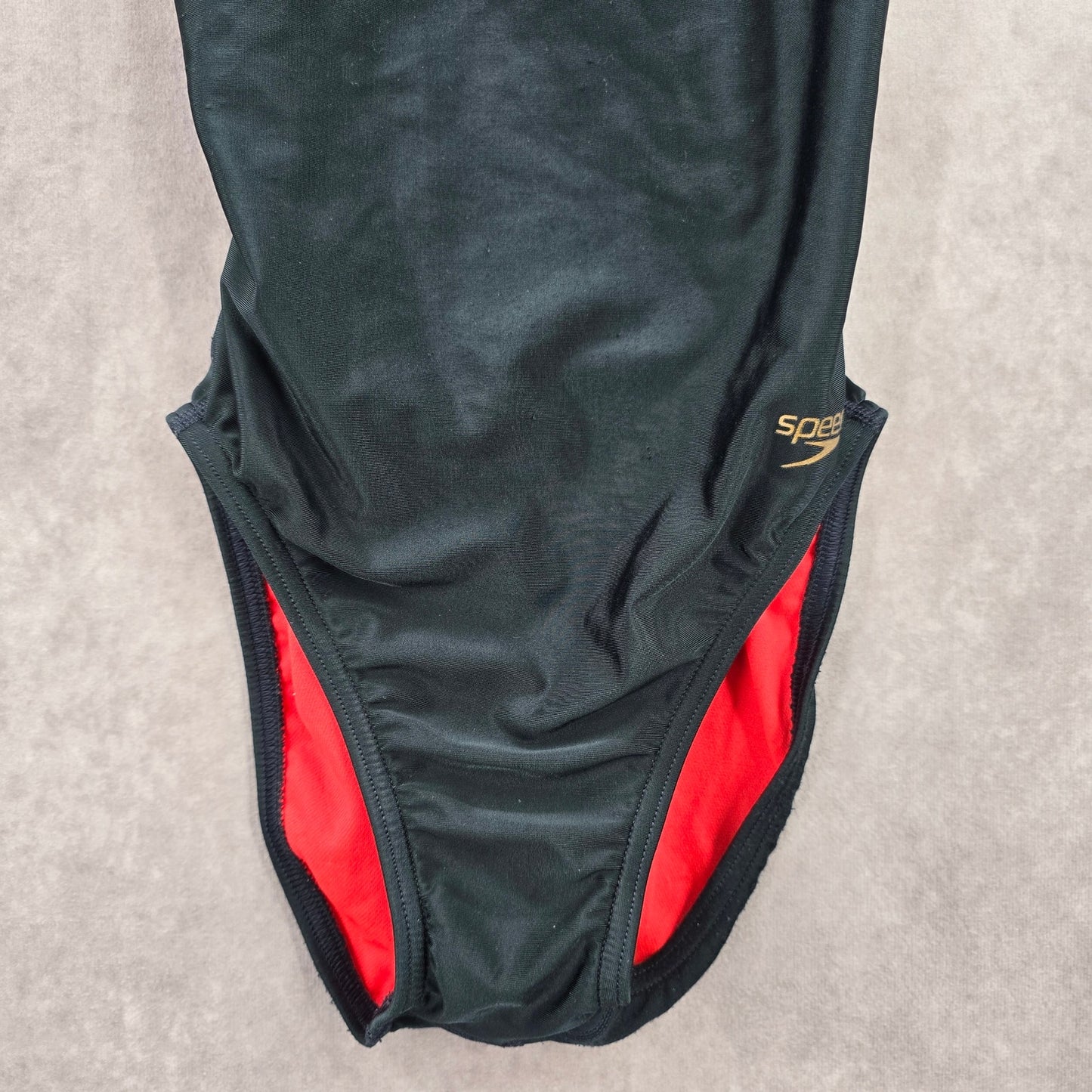 Speedo Black Pink Cut Out One Piece Swimsuit Leotard Pro LT Girls 28