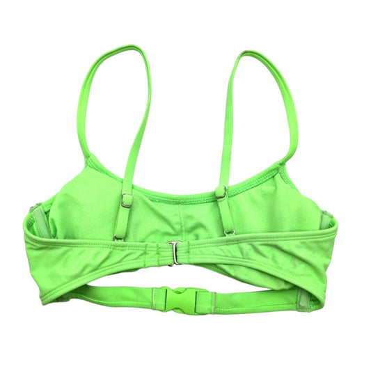 Xhilaration Green Snap Clip Padded Adjustable Strap Bikini Top Swimwear Small