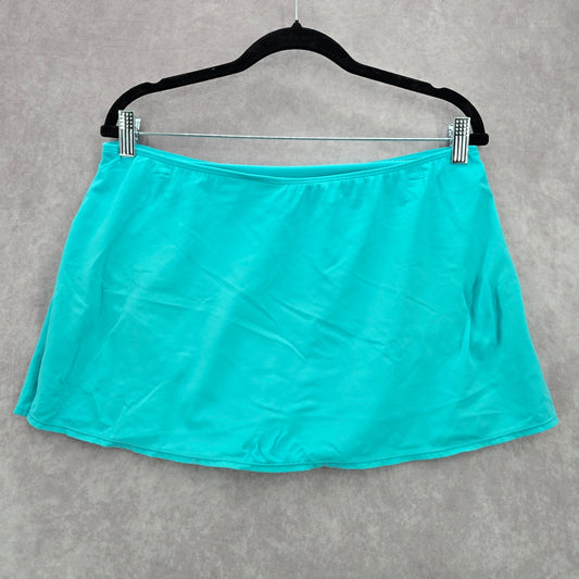 Kim Rogers Blue Mini Skort Skirt Shorts Swimwear XL