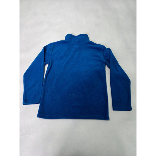 Blue Fleece Pullover Quarter Zip Boys Large 10/12