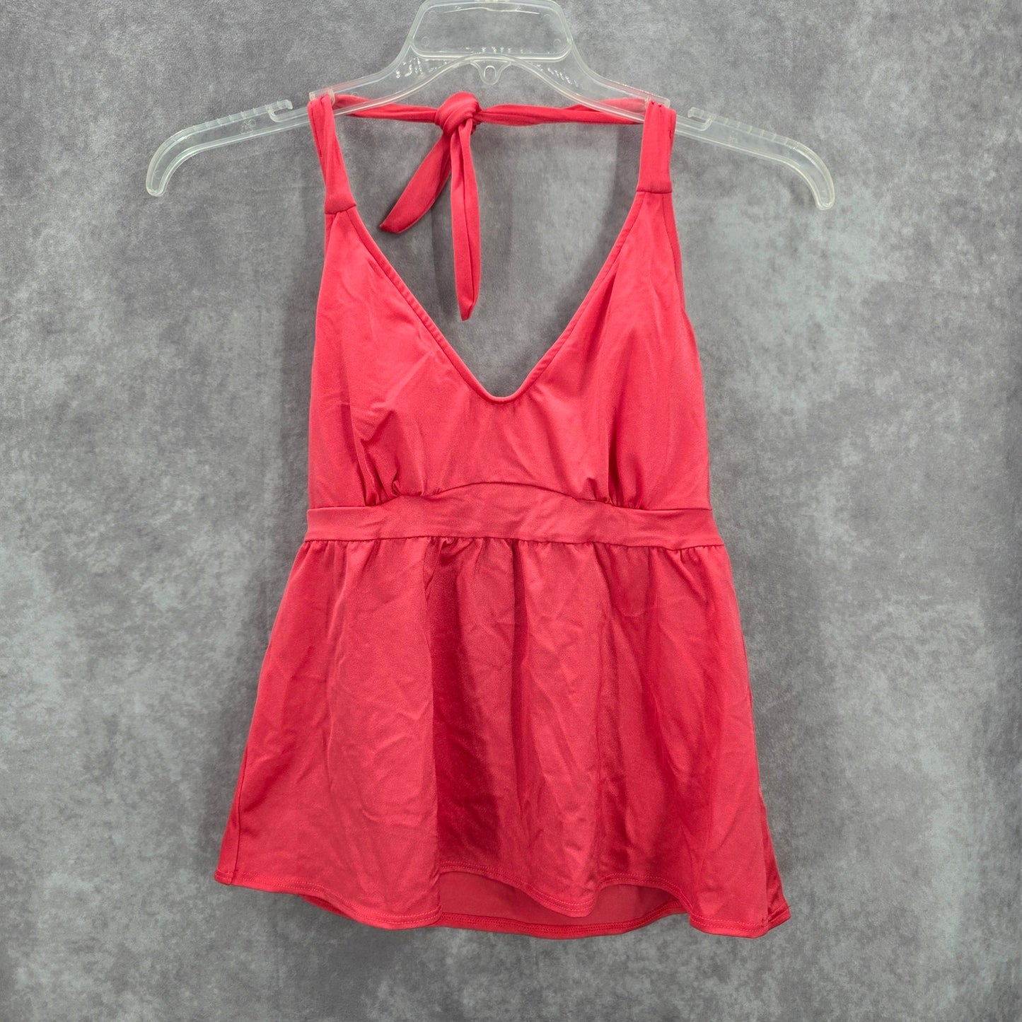 Venus Pink Halter Padded Swimwear Swimsuit Tankini Tank Top Medium M 10