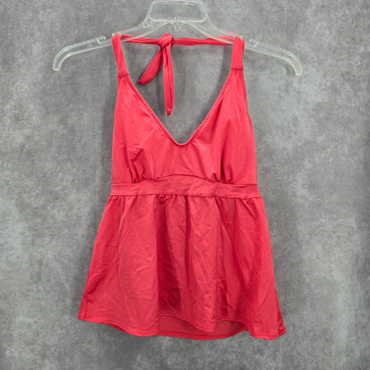 Venus Pink Halter Padded Swimwear Swimsuit Tankini Tank Top Medium M 10