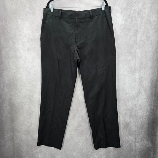 Izod Black Mens Executive Office Work Suit Dress Pants 36x30