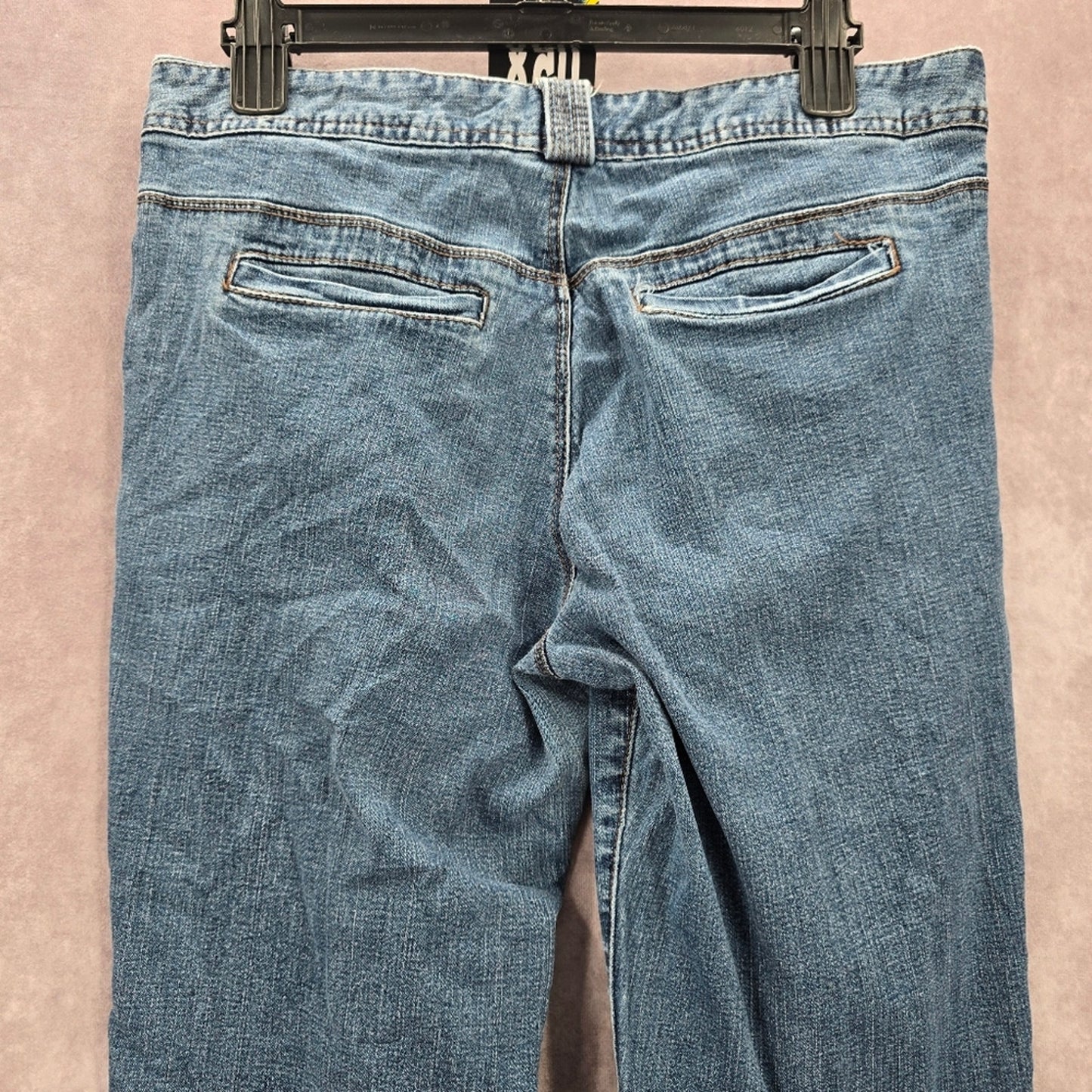058. Pierre Cardin Blue Straight Tapered Denim Pants Jeans 10