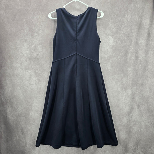 Ryan Michelle Blue Sleeveless Fit Flare Formal Cocktail Dress Large