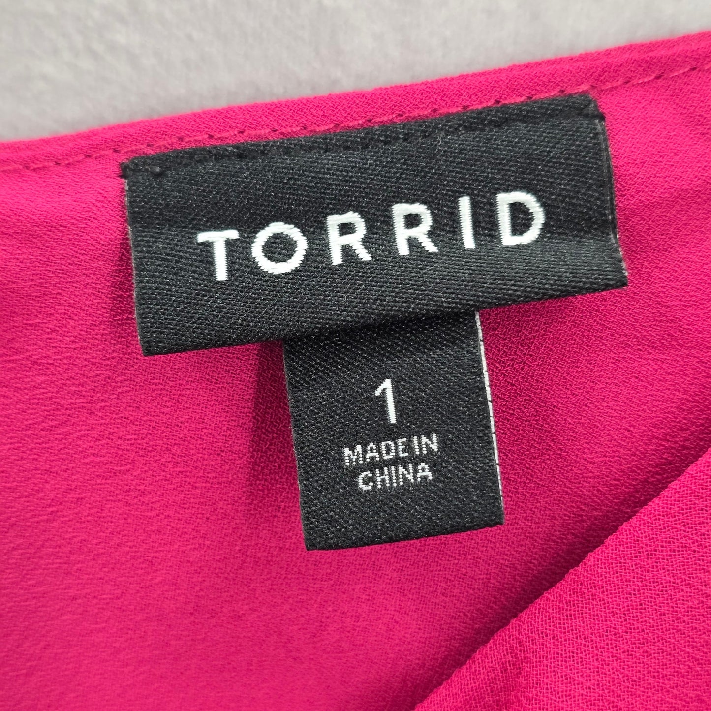 Torrid Purple Sleeveless Tank Blouse Flowy Cutout Top 1 14/16 XL Extra Large