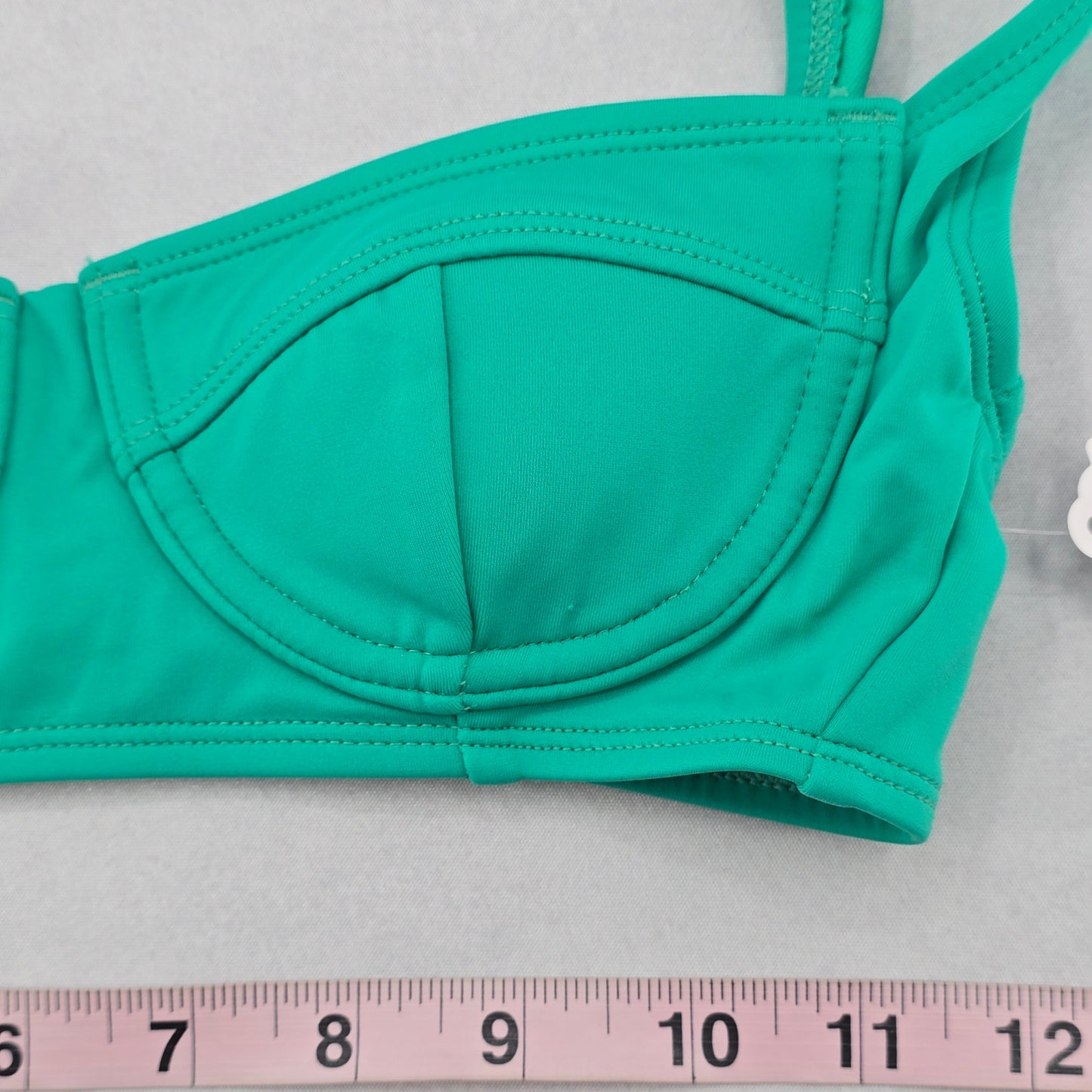 Xhilaration Green Demi Padded Bra Beach Bikini Bralette Swim Top S Small