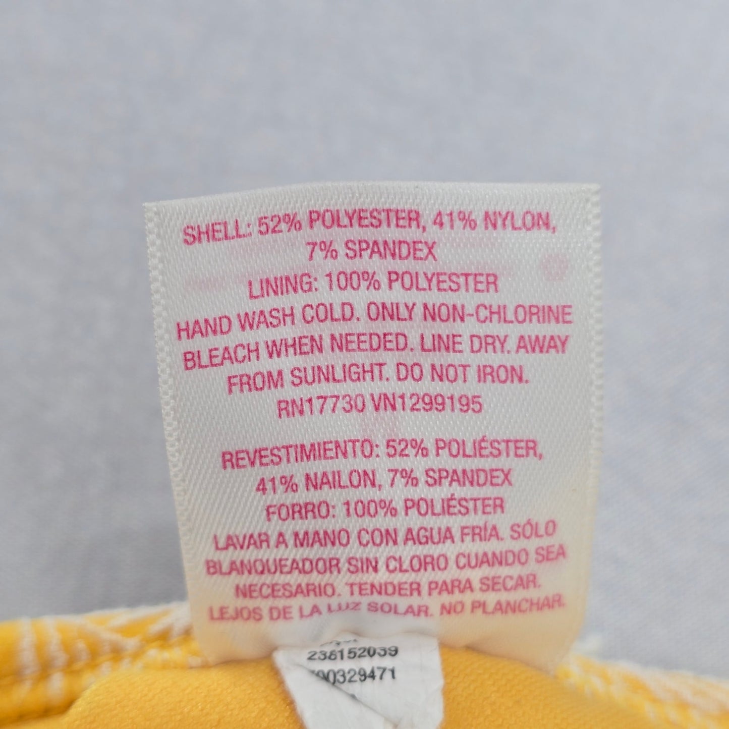 Xhilaration Yellow Tropical Boho Tie Swim Sports Bra Beach Bikini Top M Medium