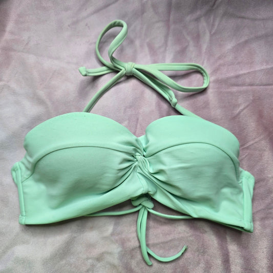 Xhilaration Green Padded String Bikini Top Swimwear XS