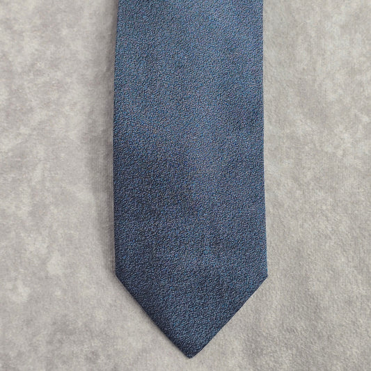 ChenOne Italy Blue Jacquard Plain Executive Corporate Silk Neck Tie Men's