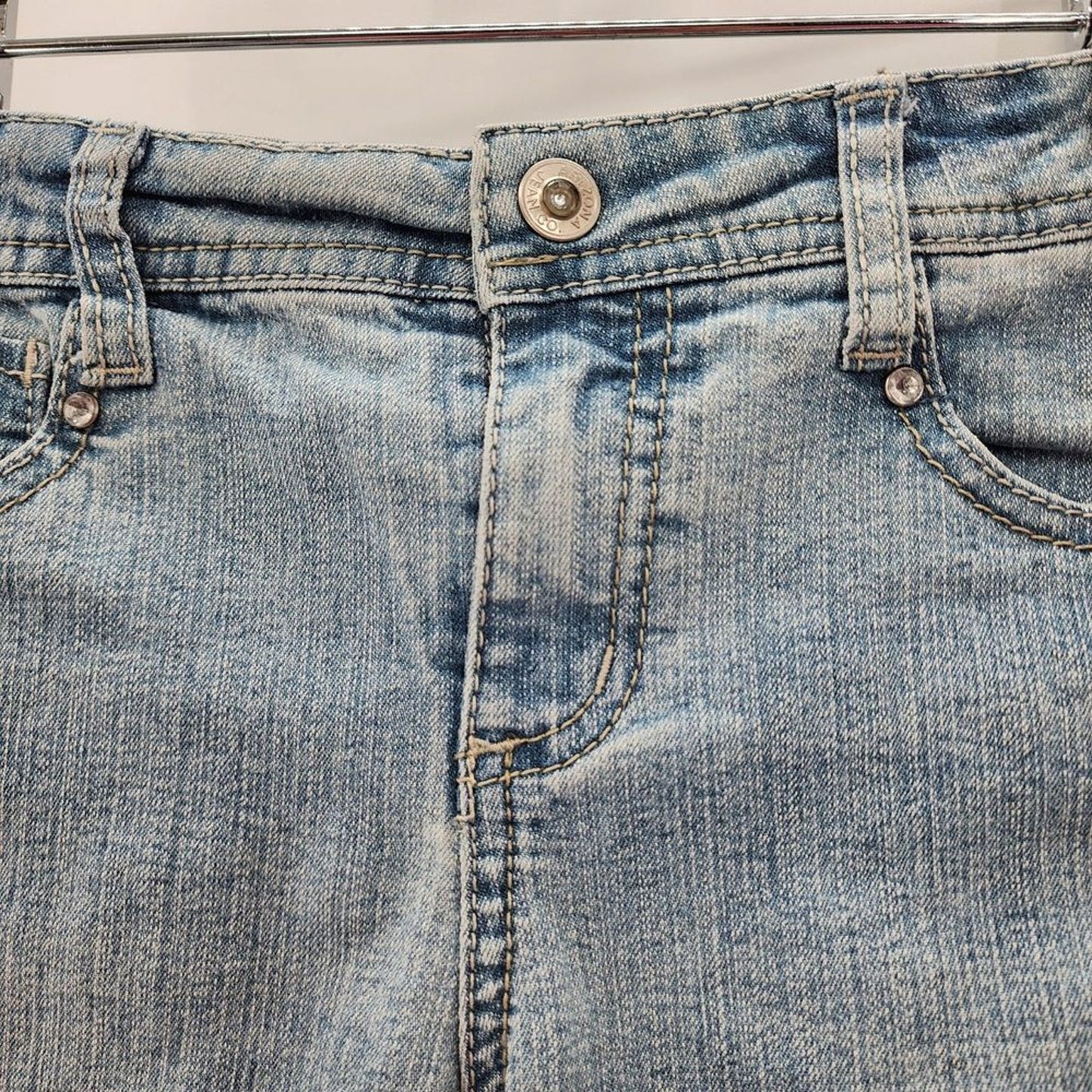 Arizona Jean Company Blue Bermuda Girls Shorts Jeans Pants Size 5 Regular