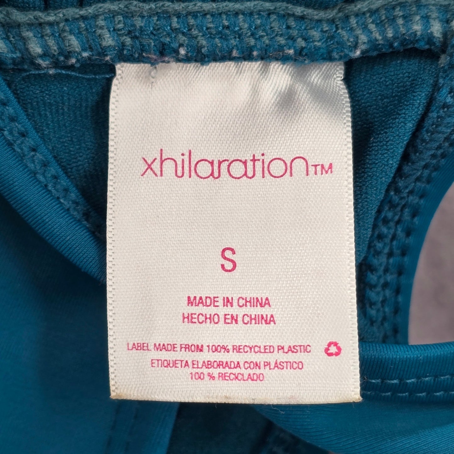 Xhilaration Green Lace Padded Bikini Top Swimwear Swimsuit String Tie Small