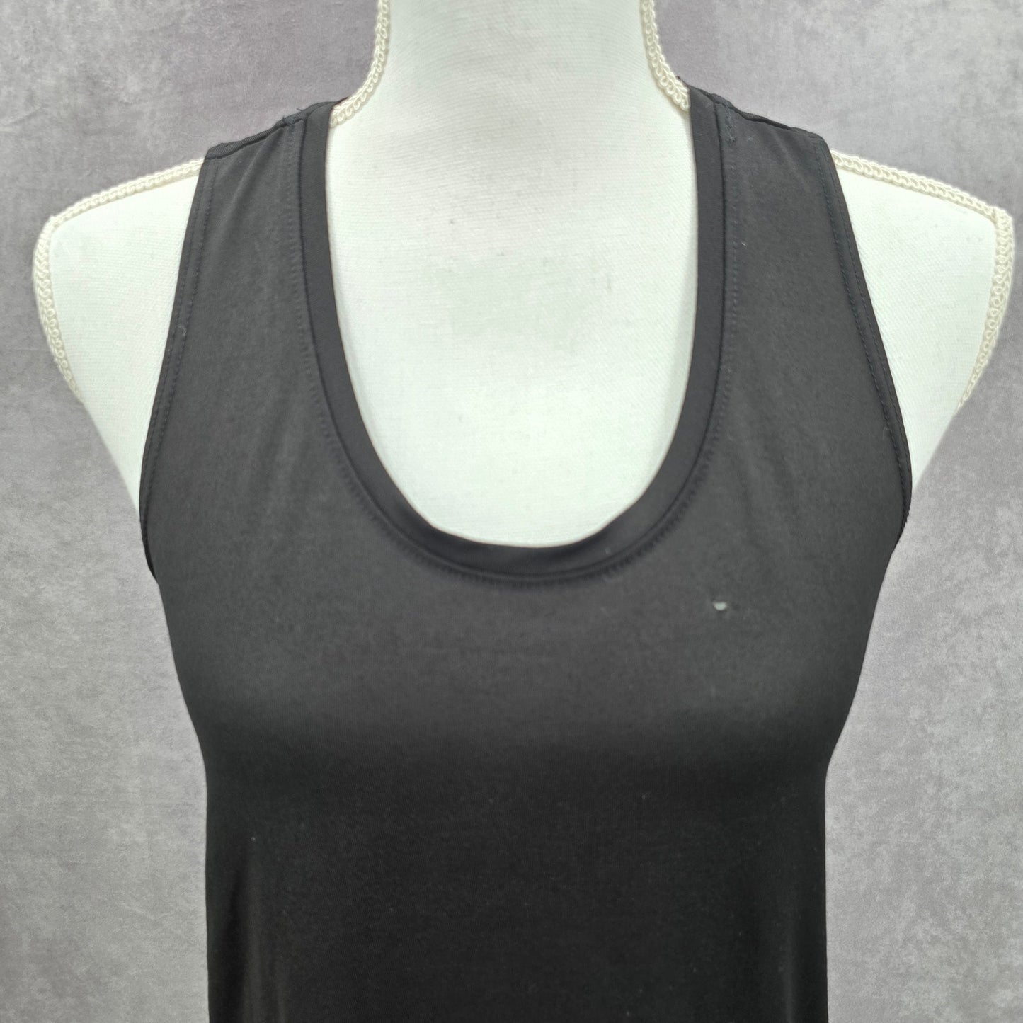 Athletic Works Black Activewear Sportswear Sleeveless Racerback Tank Top Small