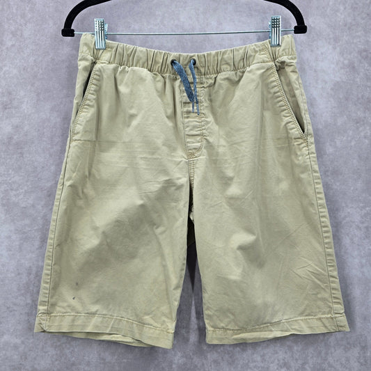 Old Navy Tan Khaki Elastic Pullon Boys Husky Boys Bottoms Pants Shorts XL 14-16