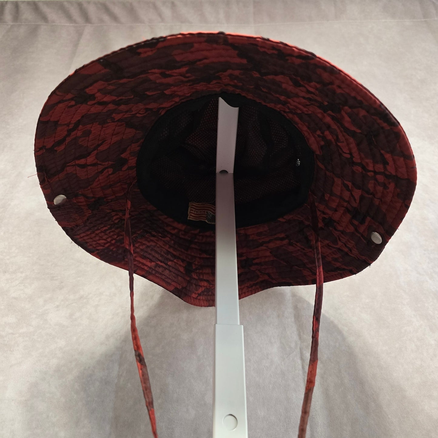 American Patriot Red Camouflage Fishermen Quick Drying Bucket Hat