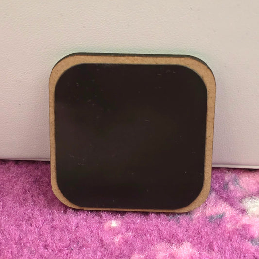 Dreamer Butterfly Flowers Pink Handmade Square Refrigerator Magnet